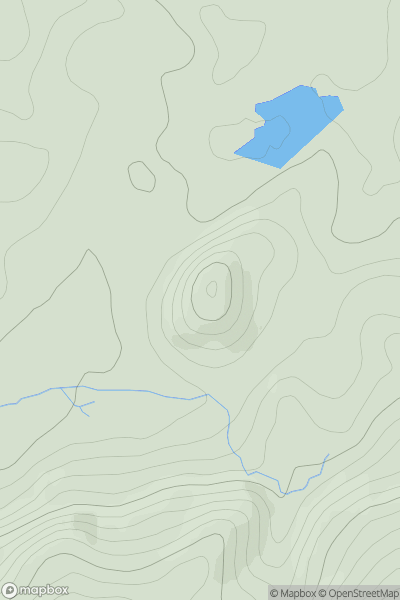 Thumbnail image for Am Barr [Oban to Loch Fyne] [NM974287] showing contour plot for surrounding peak